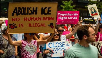 Chicago’da ICE Karşıtı Gösteri: Yüzlerce Kişi Göçmen Hakları İçin Yürüdü