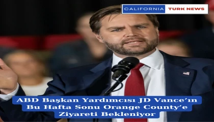 ABD Başkan Yardımcısı JD Vance’ın Bu Hafta Sonu Orange County’e Ziyareti Bekleniyor