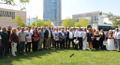 ADD, ABD Büyükelçisi Tom Barrack’ı protesto etti