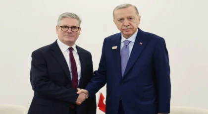 Cumhurbaşkanı Erdoğan Starmer ile görüştü