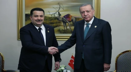 Cumhurbaşkanı Erdoğan, Katar’da Irak Başbakanı ile görüştü