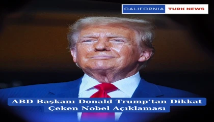 ABD Başkanı Donald Trump’tan dikkat çeken Nobel açıklaması